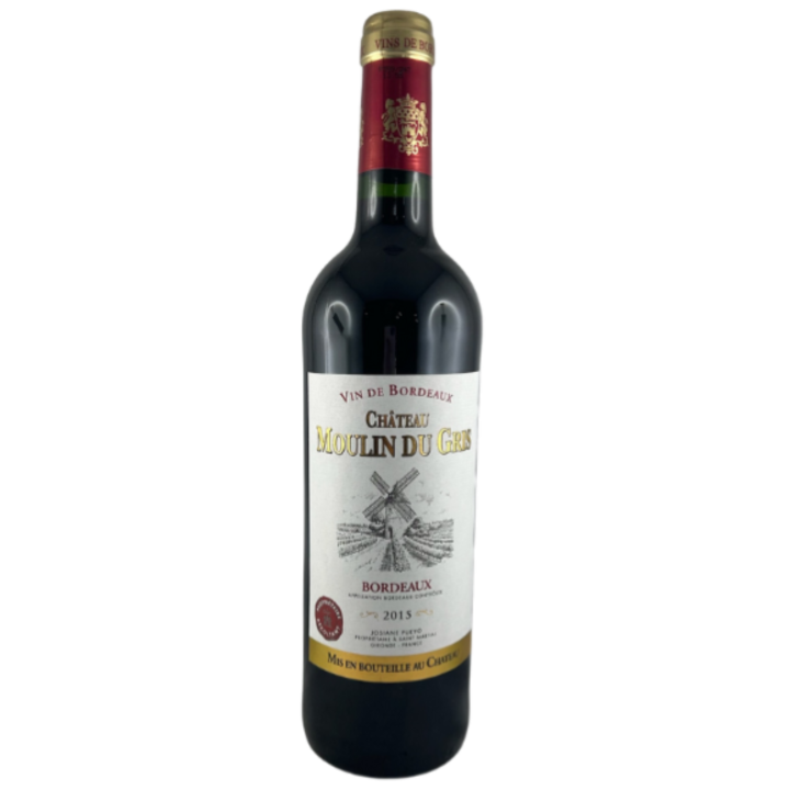 Château Moulin du Gris 2015, Bordeaux rouge — La Médocaine