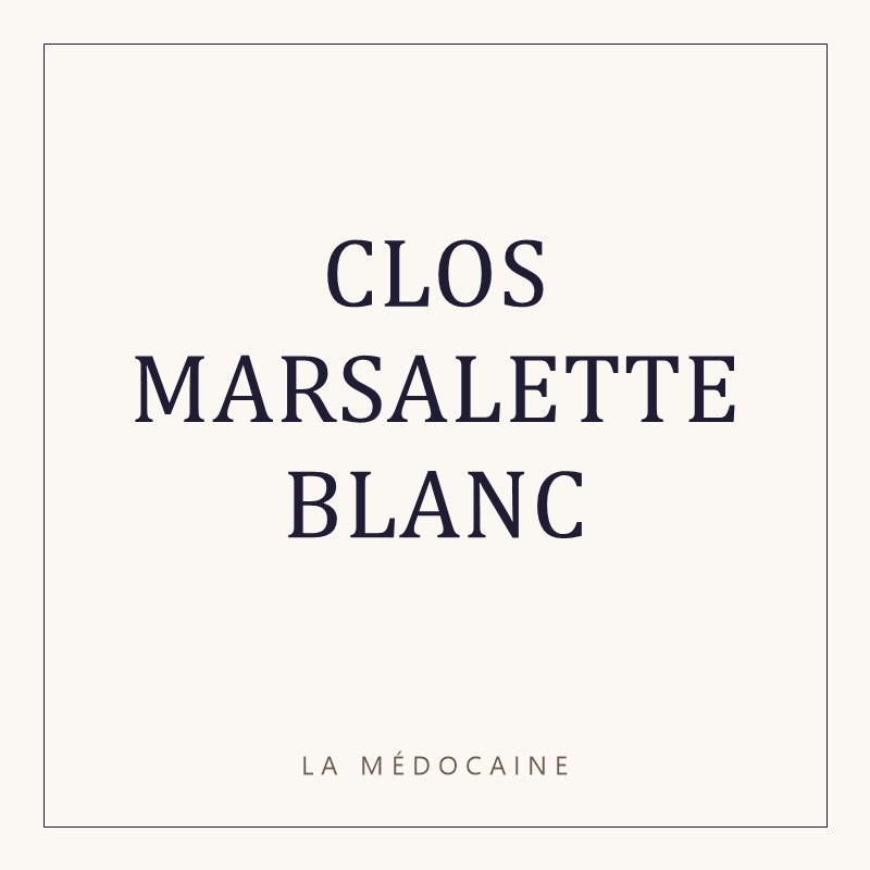 CLOS MARSALETTE BLANC
