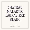 CHATEAU MALARTIC LAGRAVIERE BLANC — 1ères Cotes de Bordeaux blanc (Doux)